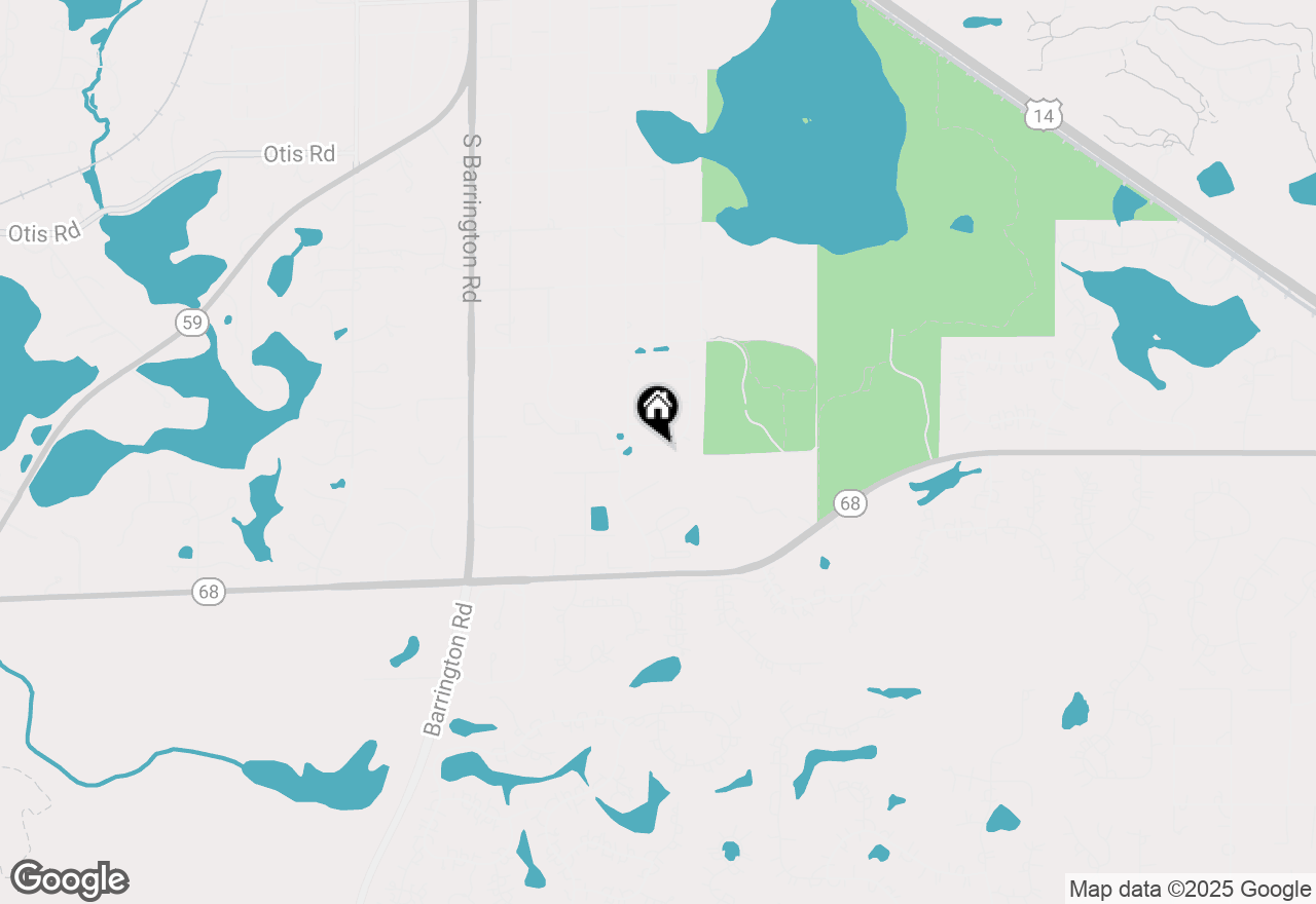 Map of 445 Park Barrington Drive, Barrington, IL 60010
