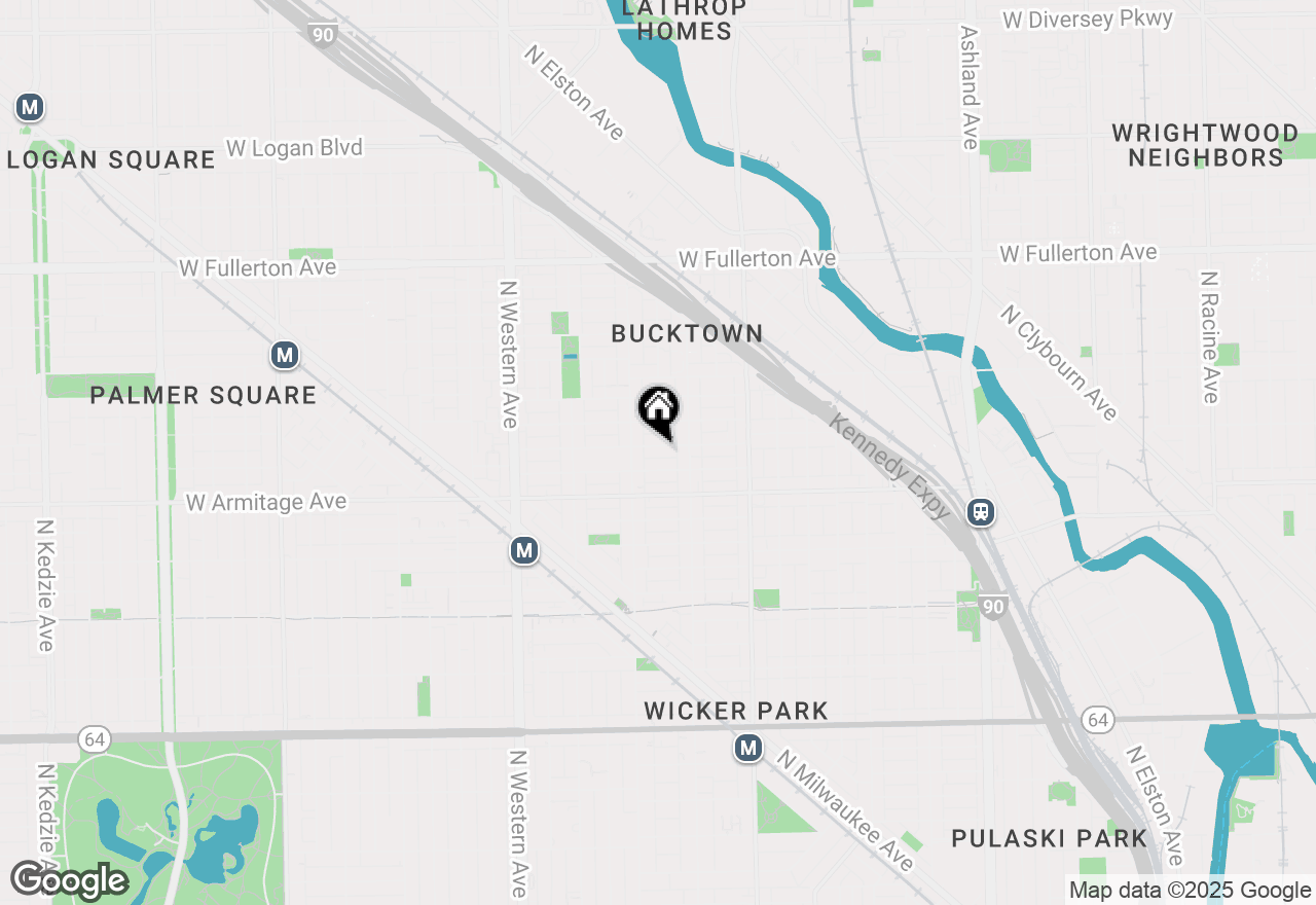 Map of 2131 W Dickens Avenue, Chicago, IL 60647