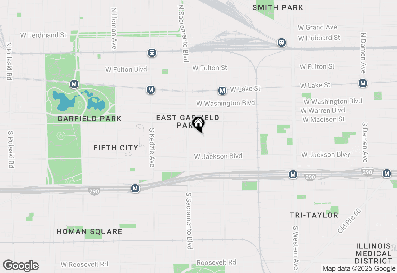 Map of 2922 W Wilcox Street, Chicago, IL 60612