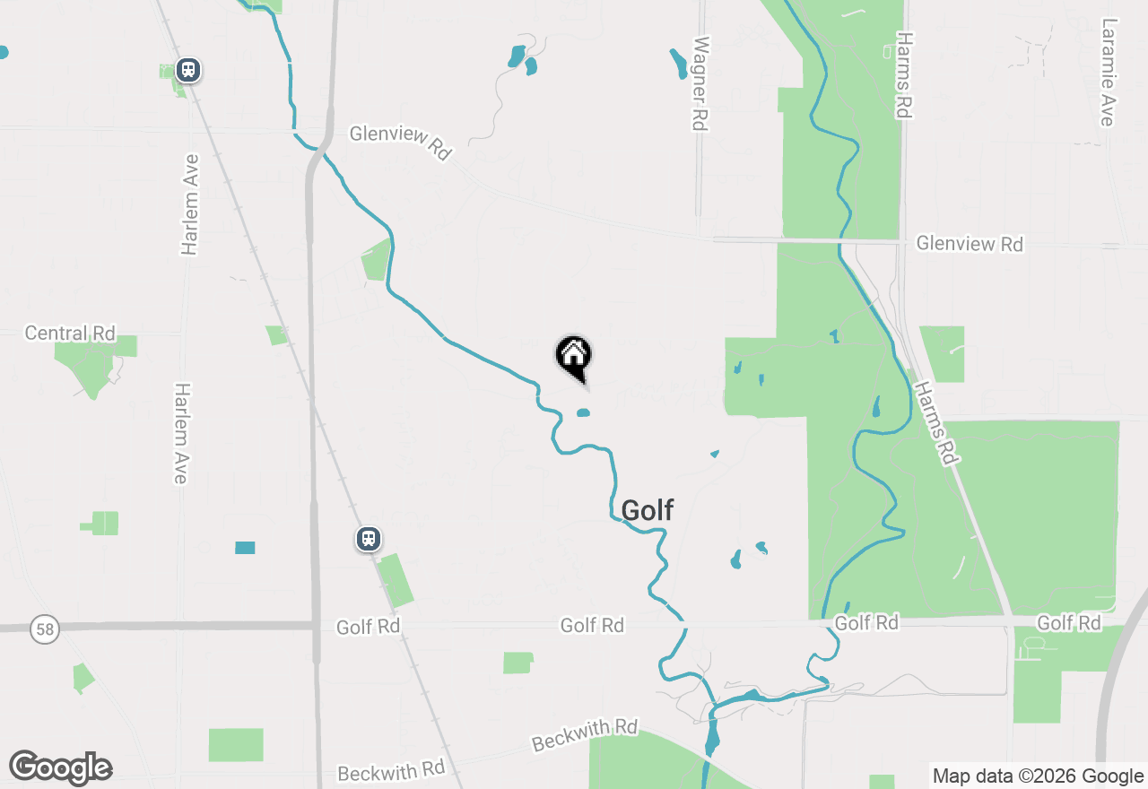 Map of 1123 Longvalley Road, Glenview, IL 60025