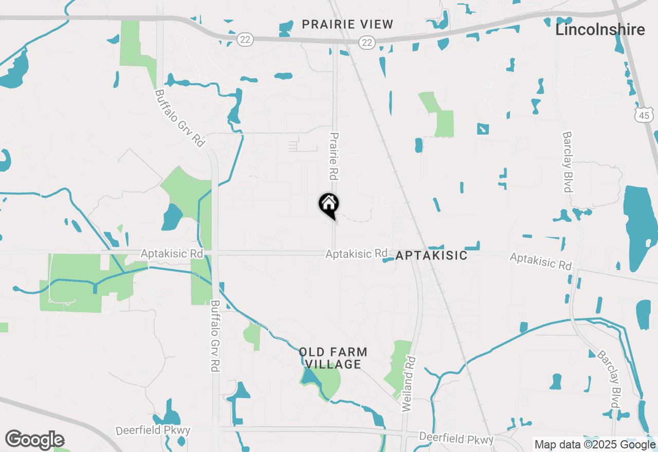 Map of 22118 N Prairie Road, Lincolnshire, IL 60069