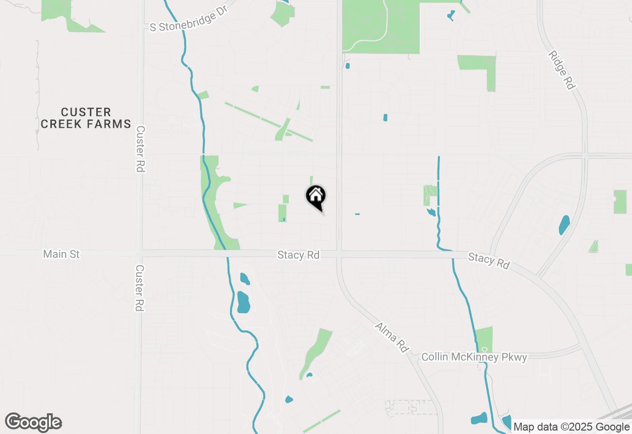 Map of 7913 Heritage Palms Trail, Mckinney, TX 75070