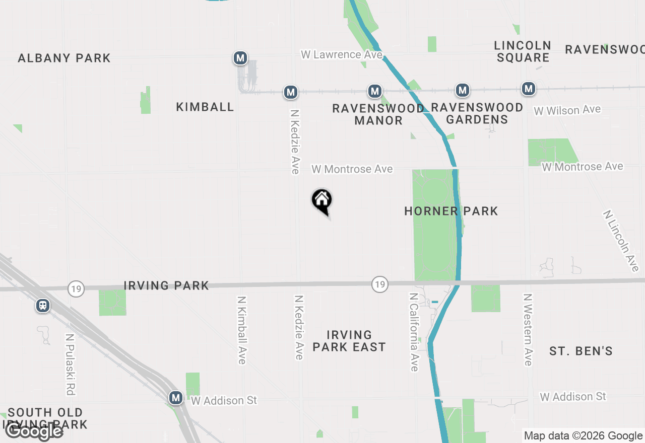 Map of 4208 N Albany Avenue #3, Chicago, IL 60618