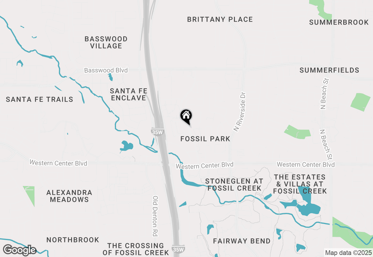 Map of 6833 Sandshell Boulevard, Fort Worth, TX 76137