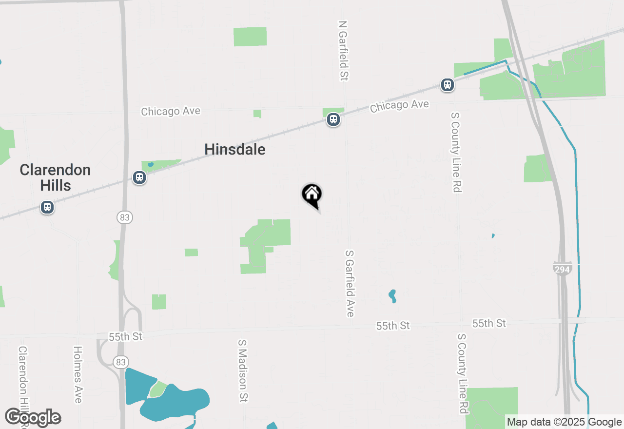 Map of 515 S Lincoln Street, Hinsdale, IL 60521