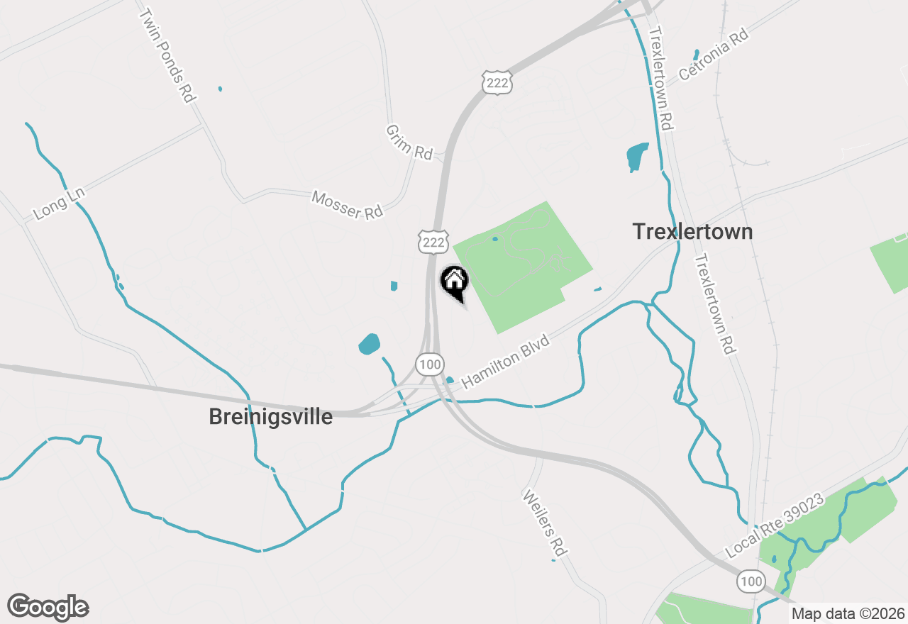 Map of 1181 Martin Road, Breinigsville, PA 18031