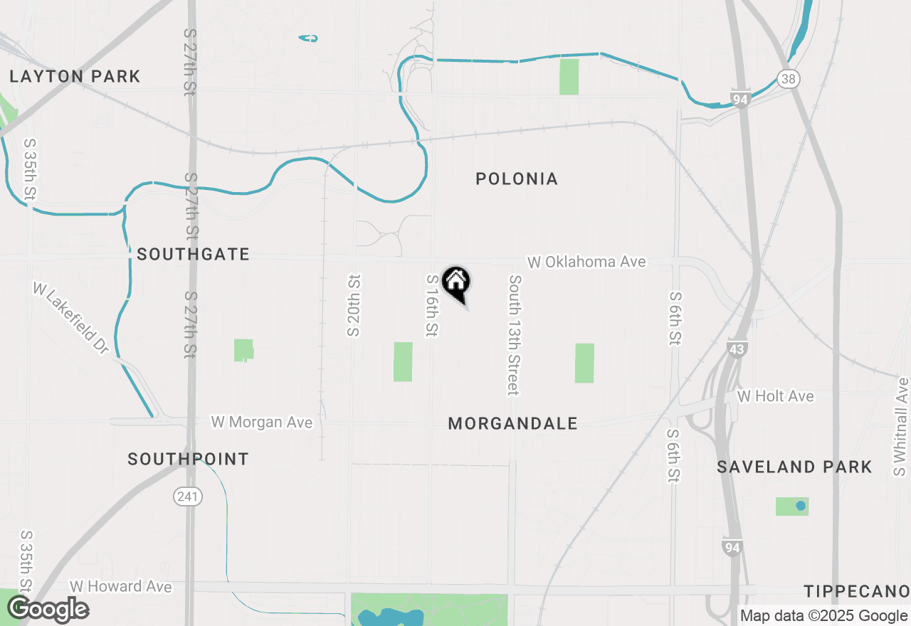 Map of 3220 S 15th Pl, Milwaukee, WI 53215