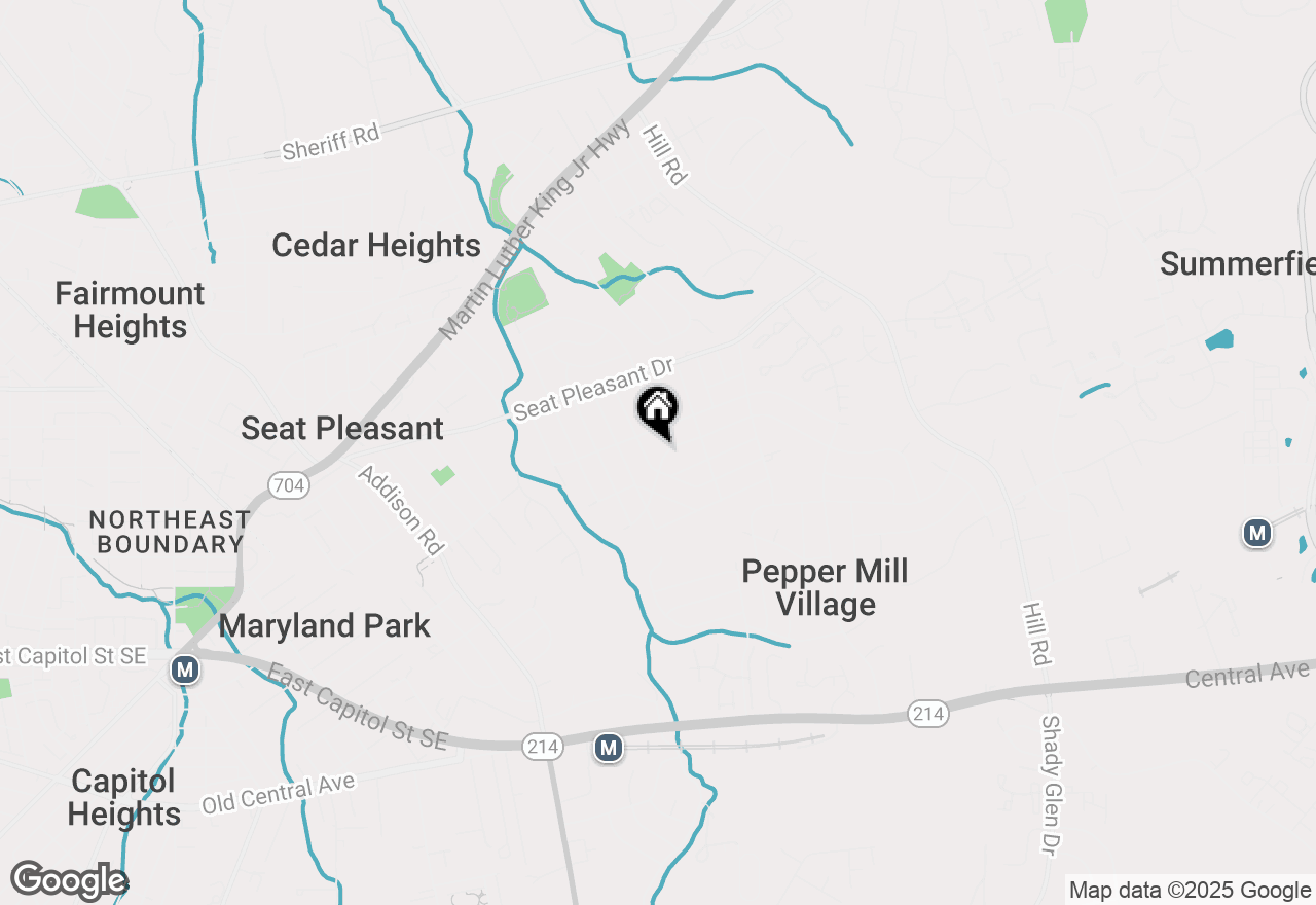 Map of 6604 Valley Park Road, Capitol Heights, MD 20743