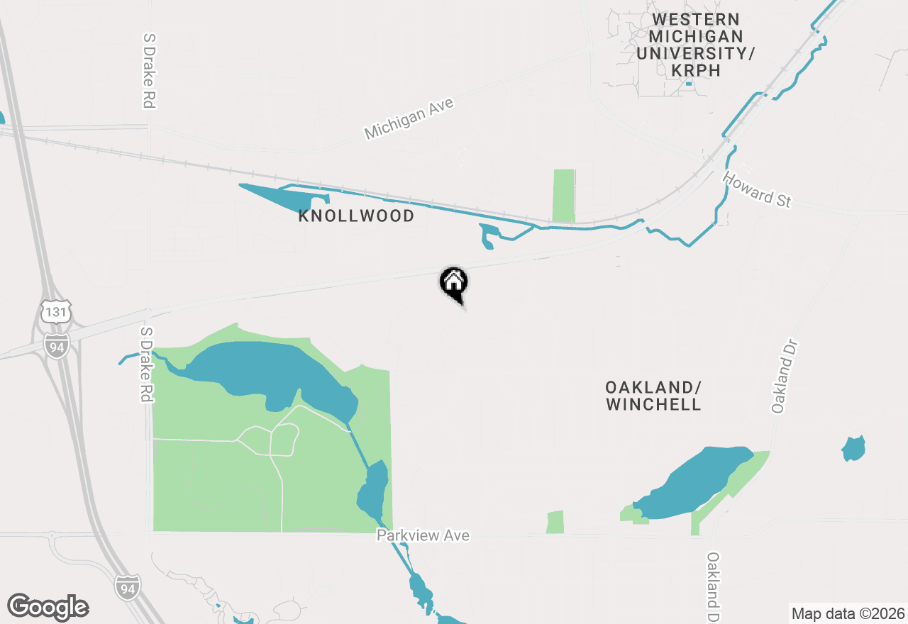 Map of 2134 Sycamore Lane, Kalamazoo, MI 49008