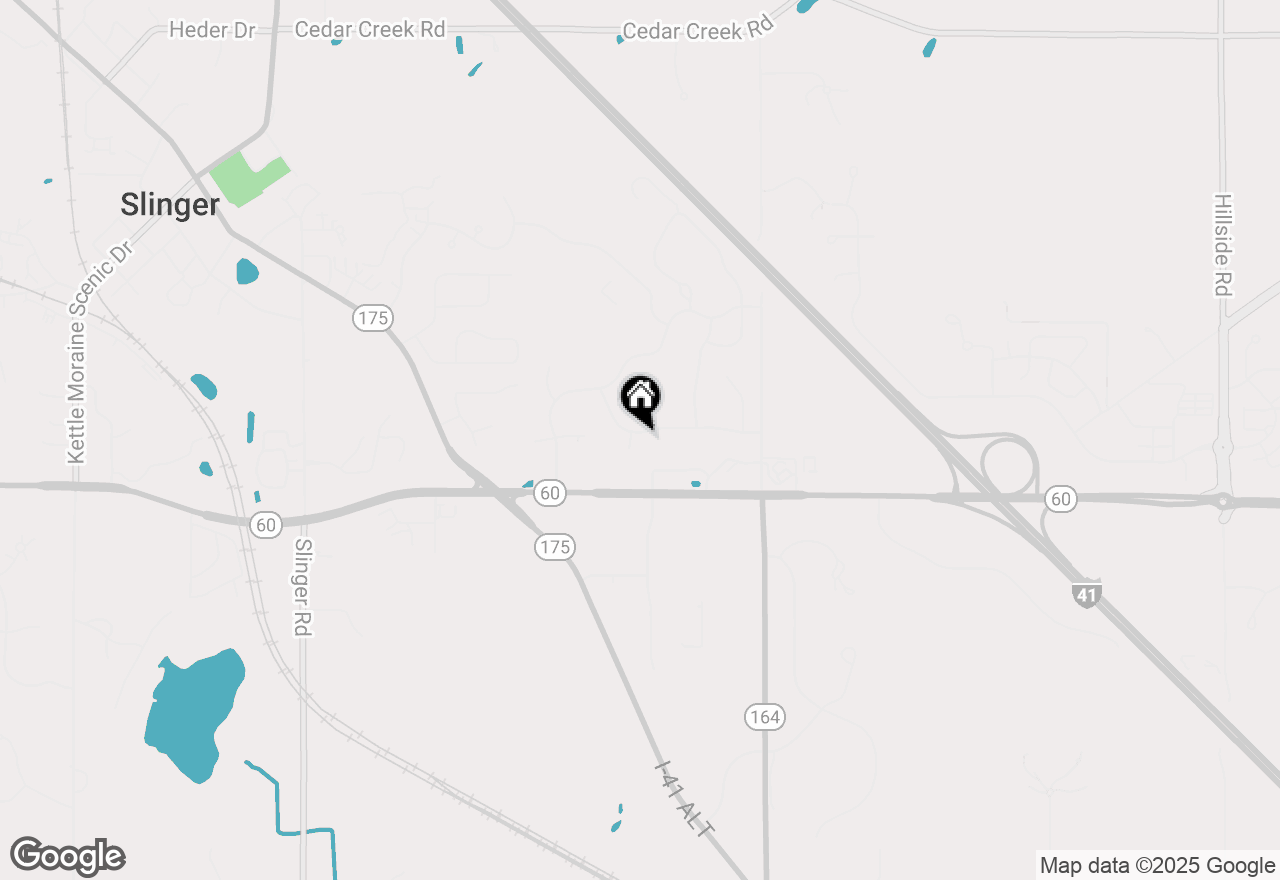Map of 1101 Ellys Way, Slinger, WI 53086