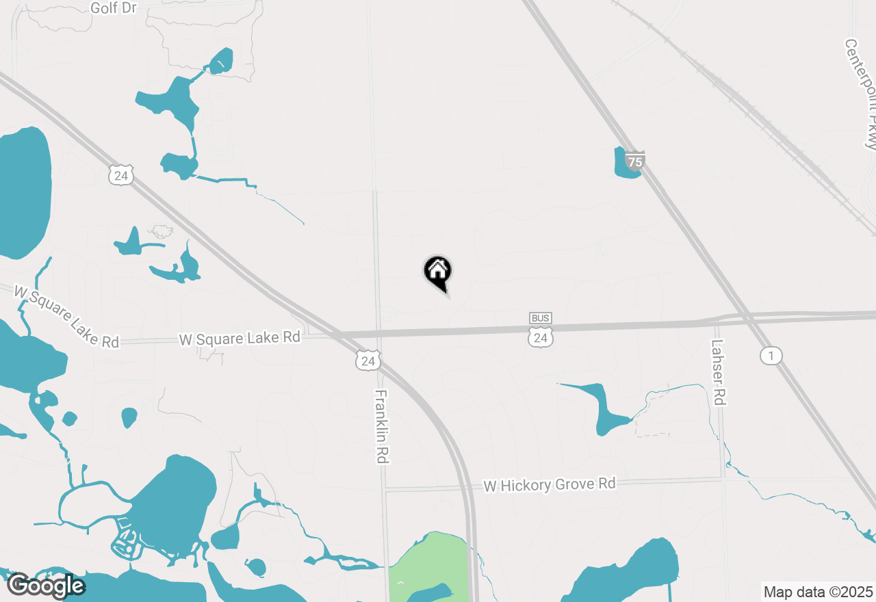 Map of 530 Kendry Avenue, Bloomfield Hills, MI 48302