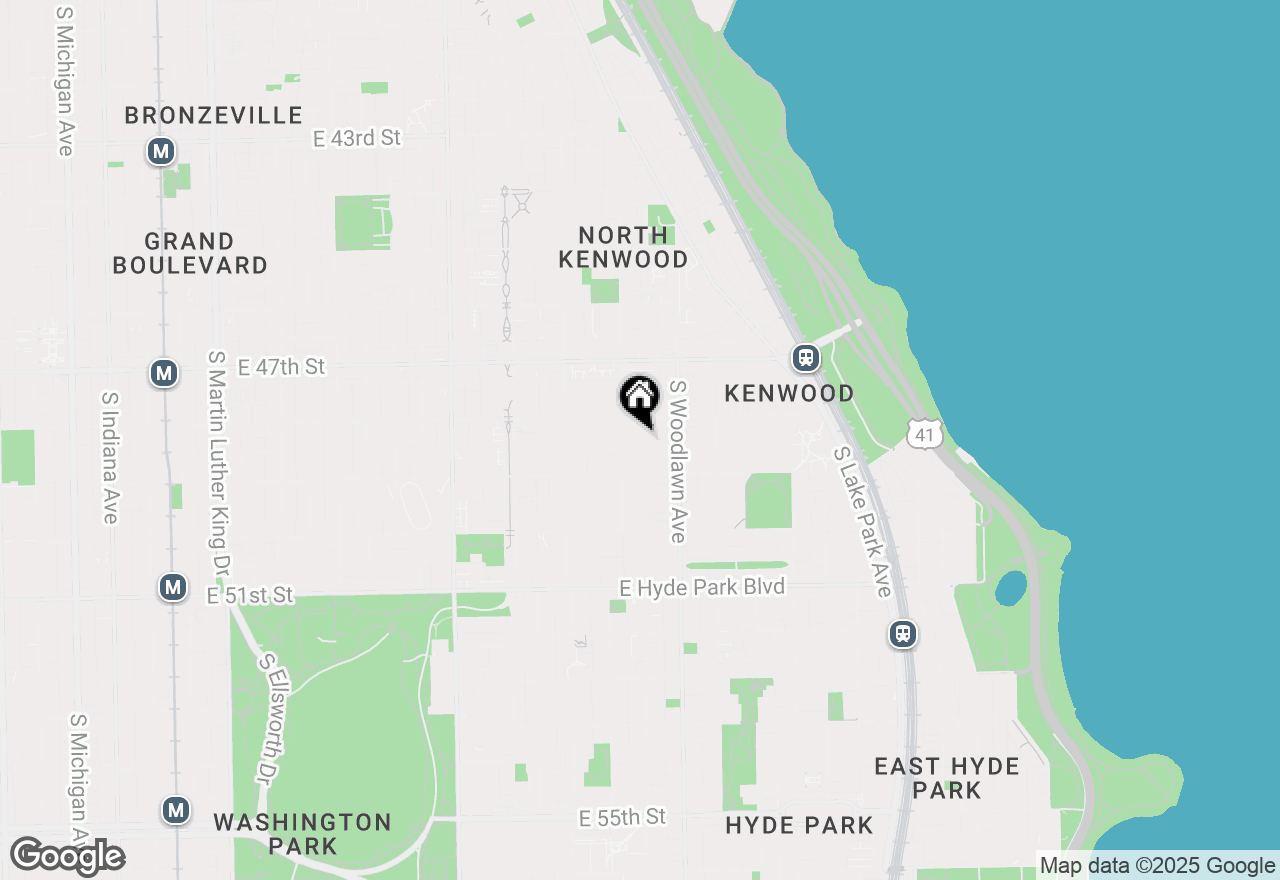 Map of 4819 S Greenwood Avenue, Chicago, IL 60615