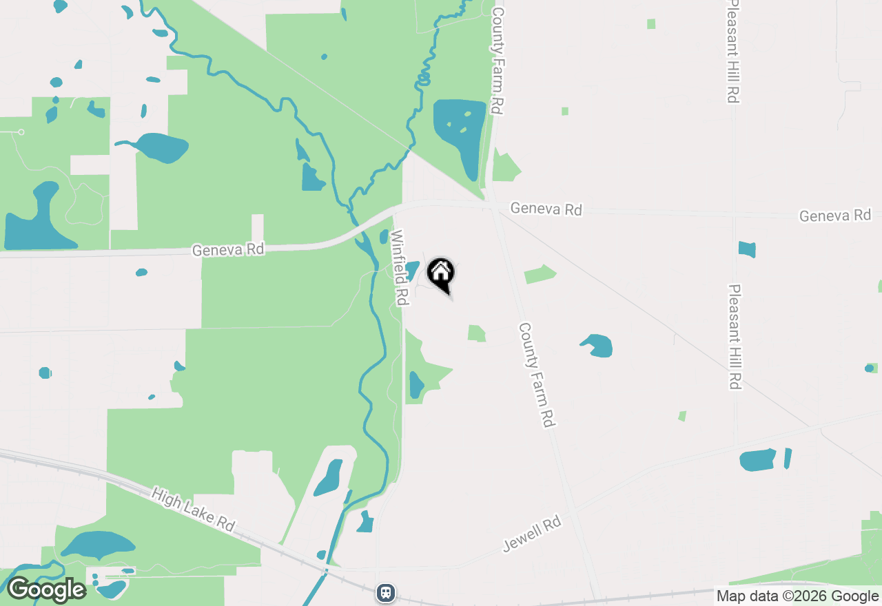 Map of 27W390 Waterford Drive, Winfield, IL 60190