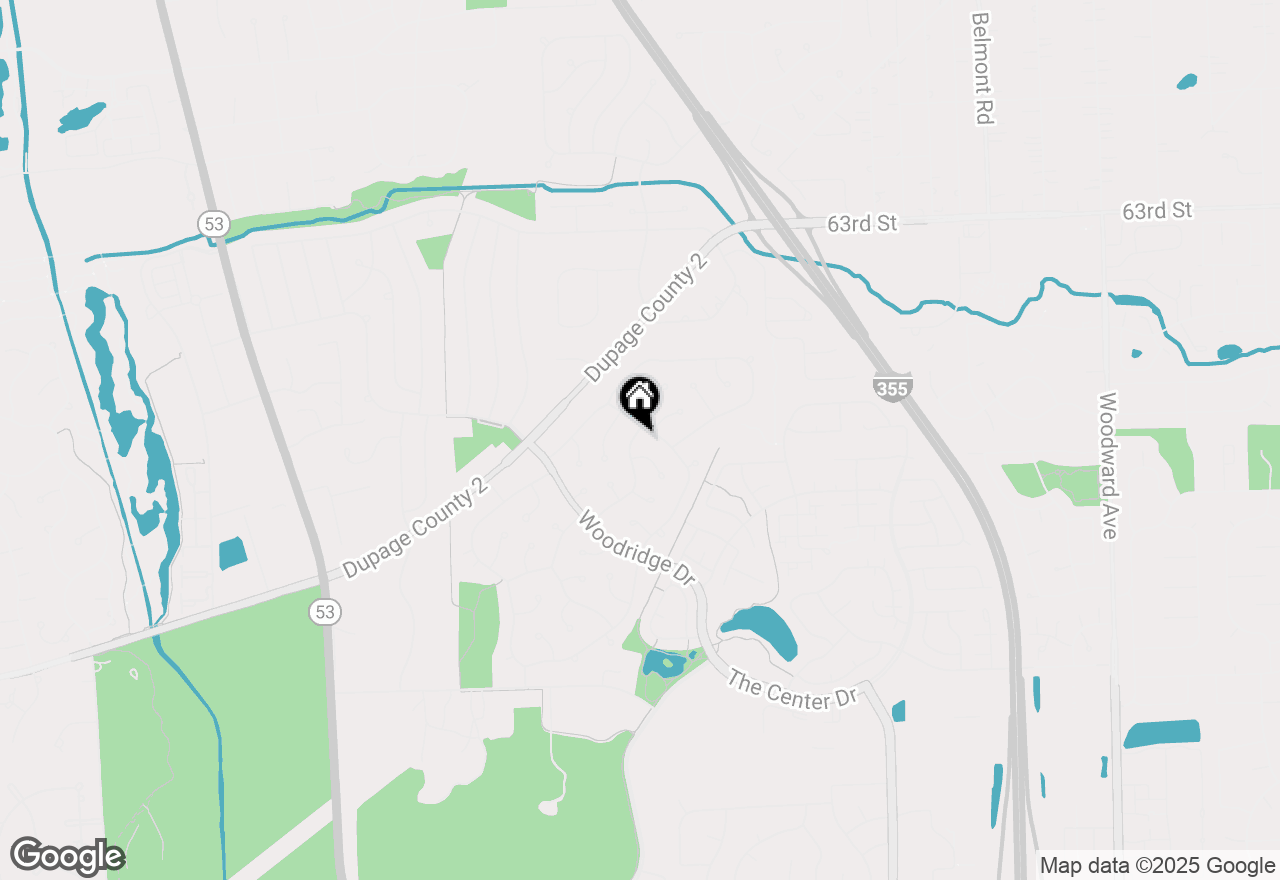 Map of 2719 Kincaid Drive, Woodridge, IL 60517