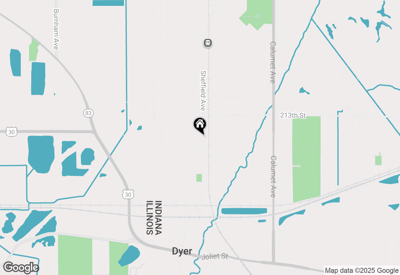 Map of 1416 Sheffield Avenue, Dyer, IN 46311