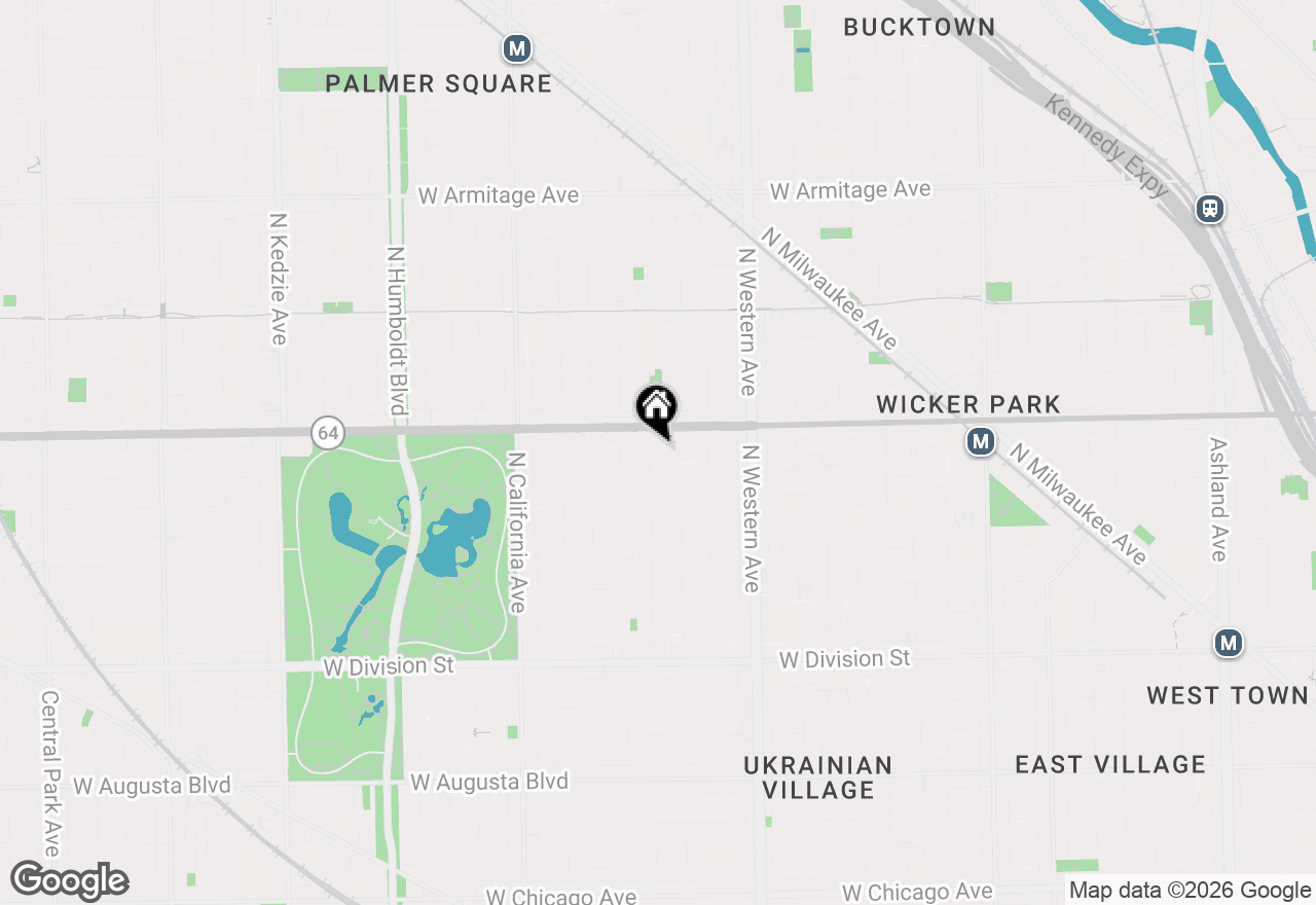 Map of 1534 N Maplewood Avenue, Chicago, IL 60622