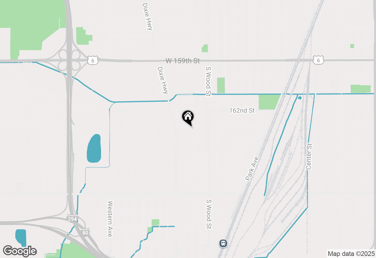 Map of 1917 W 163rd Street, Markham, IL 60428