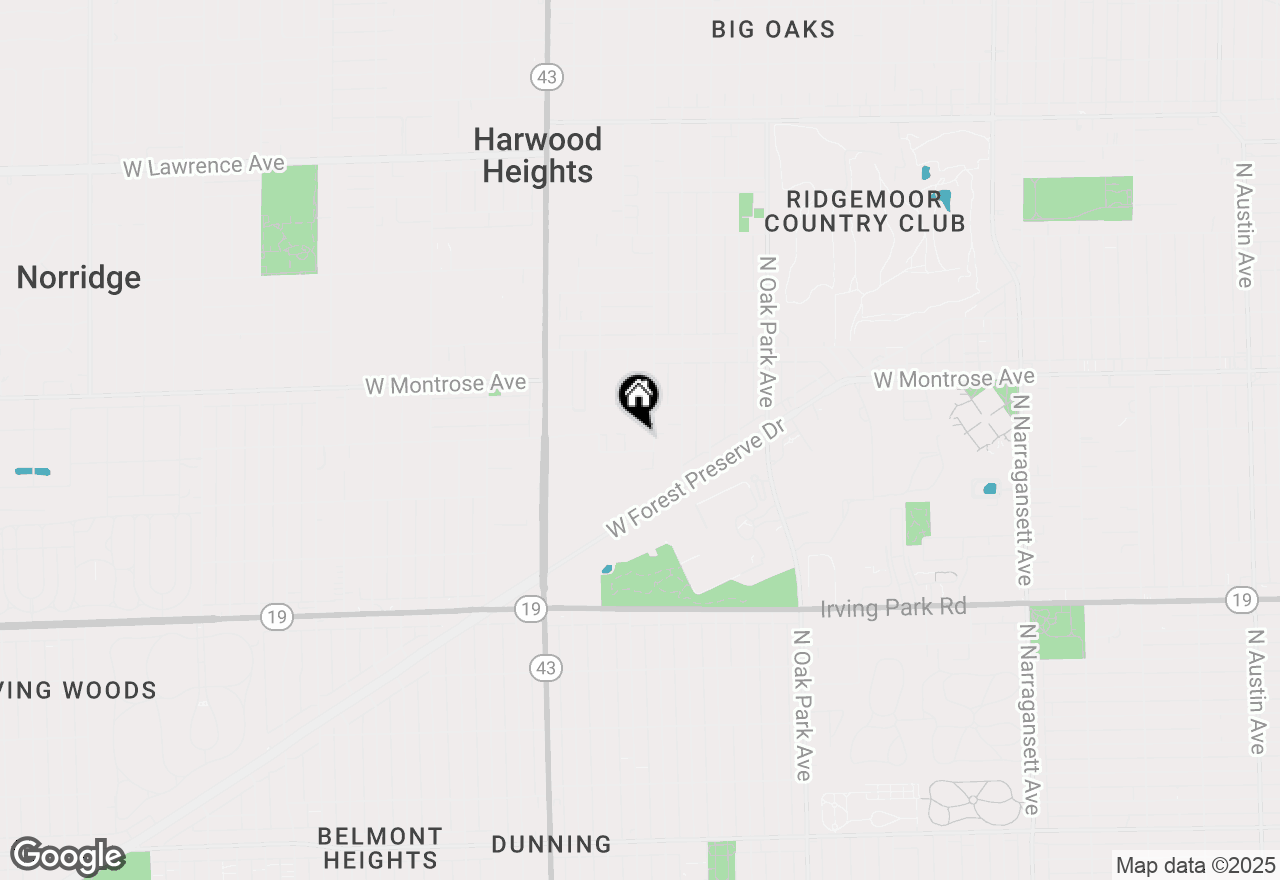 Map of 7004 W Cullom Avenue, Norridge, IL 60706