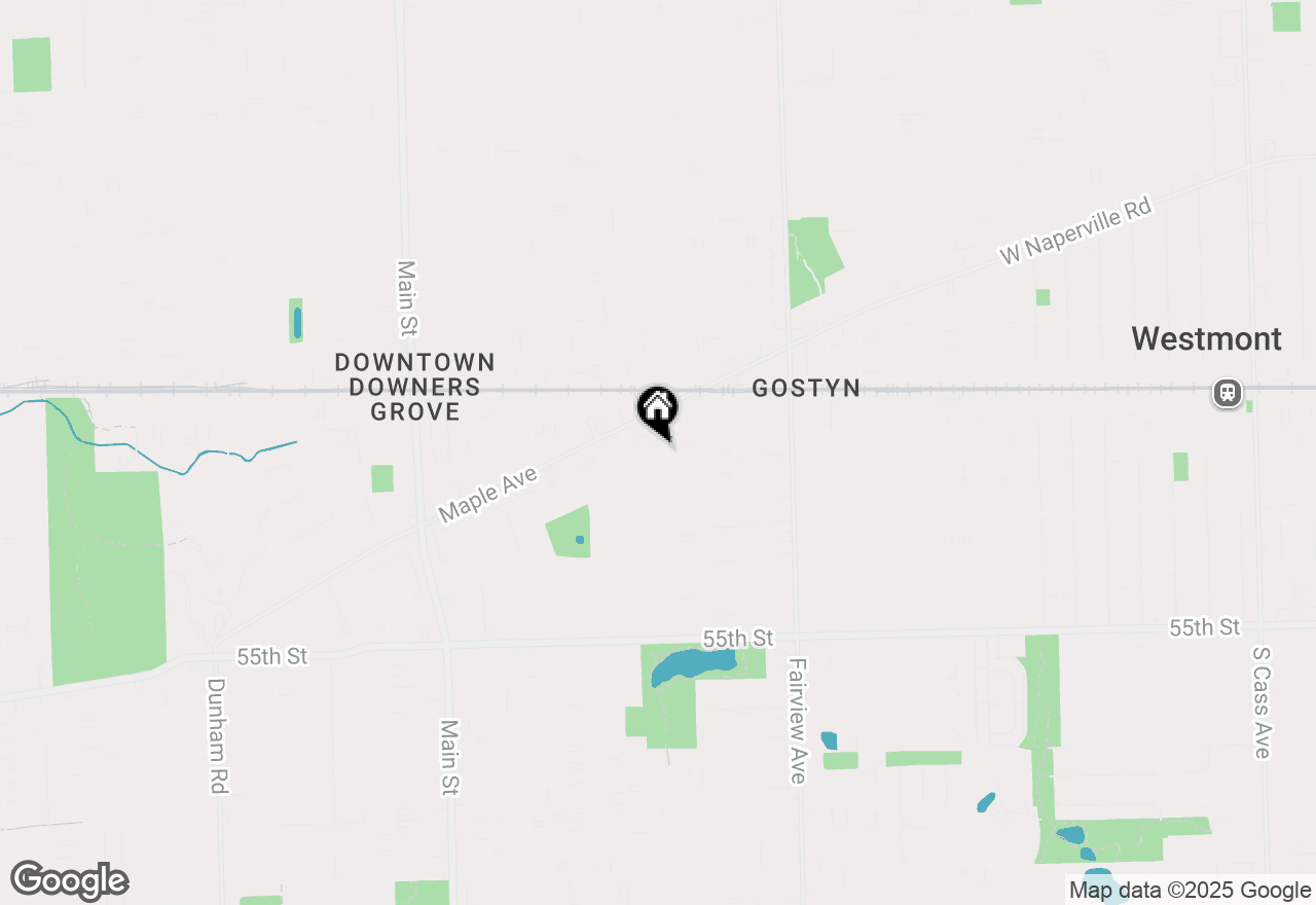 Map of 5134 Elmwood Avenue, Downers Grove, IL 60515