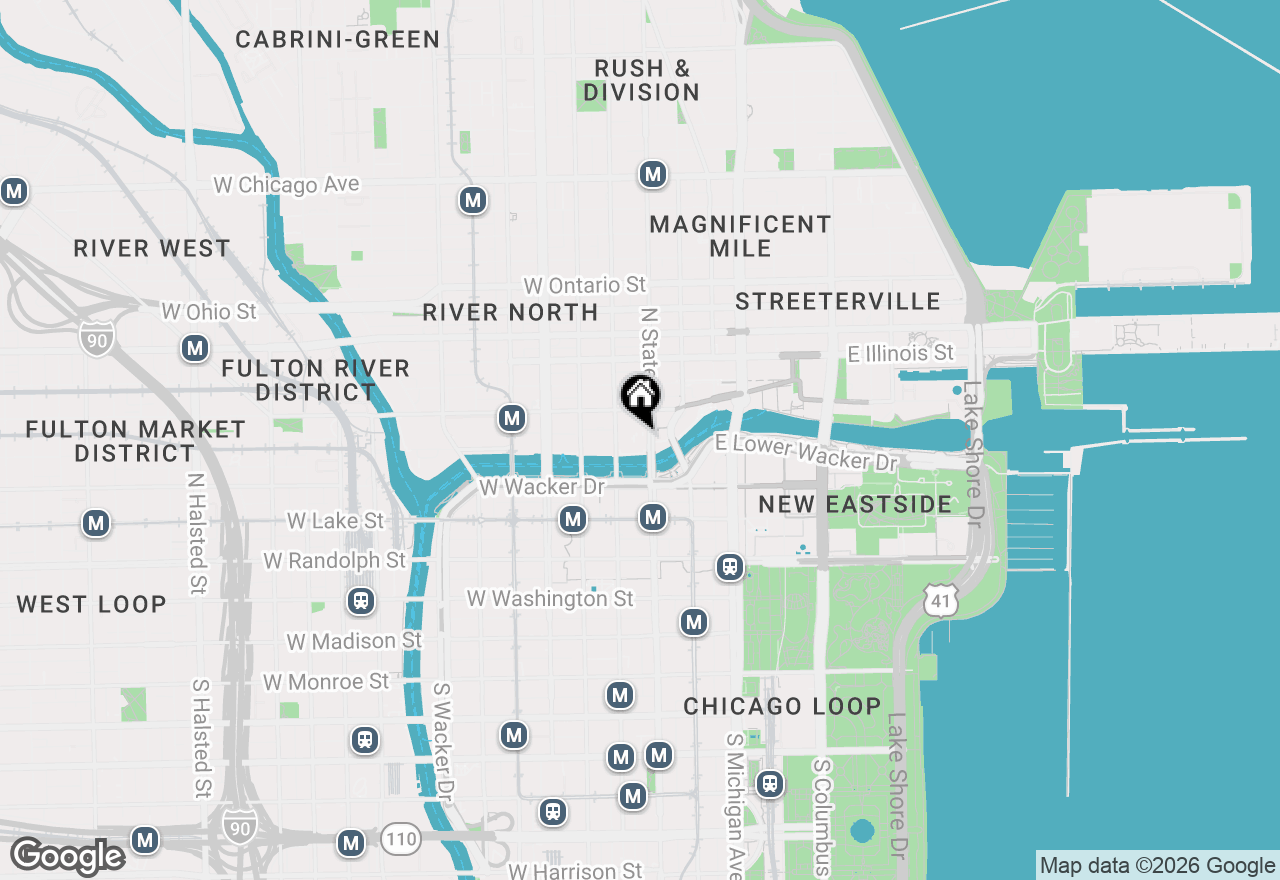 Map of 300 N State Street #2535, Chicago, IL 60654