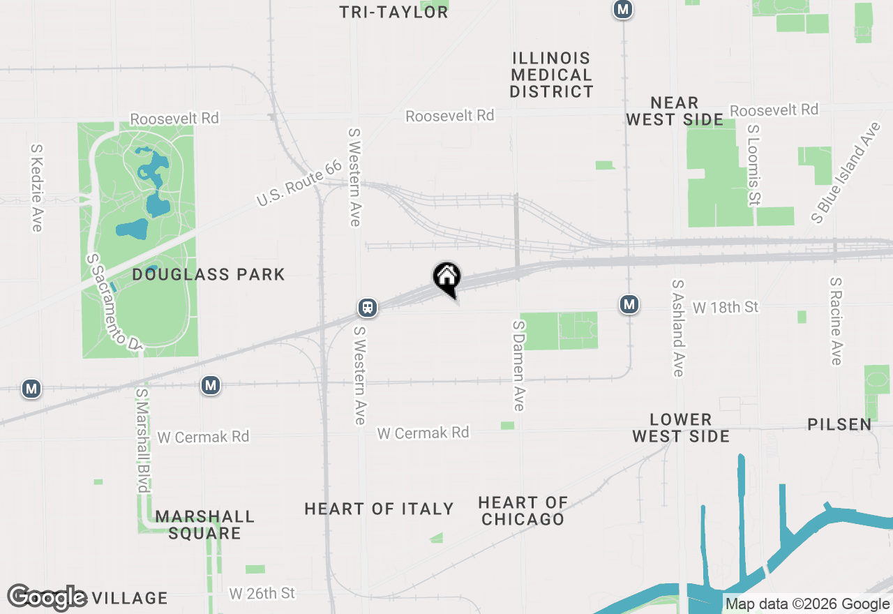 Map of 2148 W 18th Street, Chicago, IL 60608