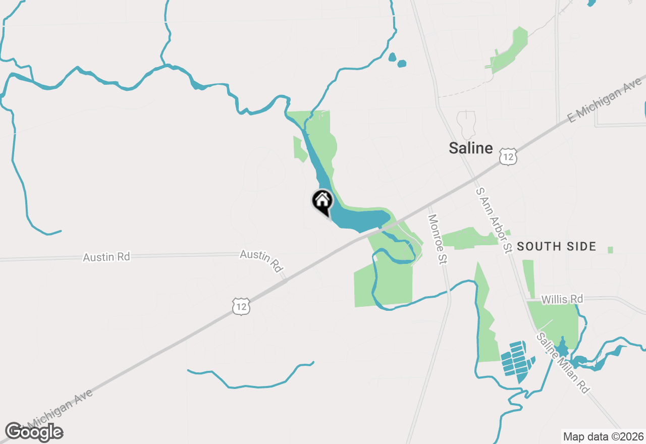 Map of 272 Whitlock Street, Saline, MI 48176
