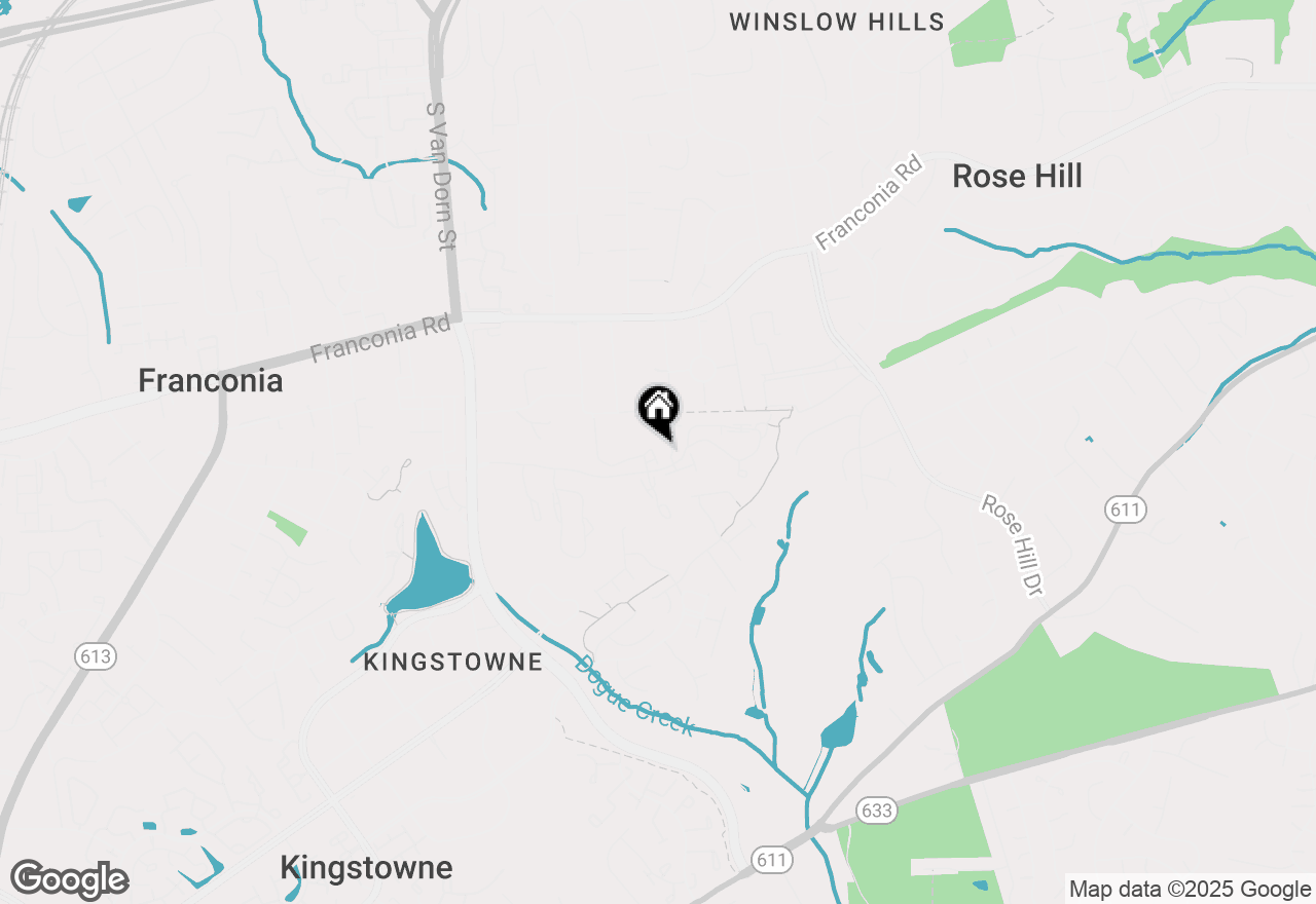 Map of 5510 Jowett Court, Alexandria, VA 22315