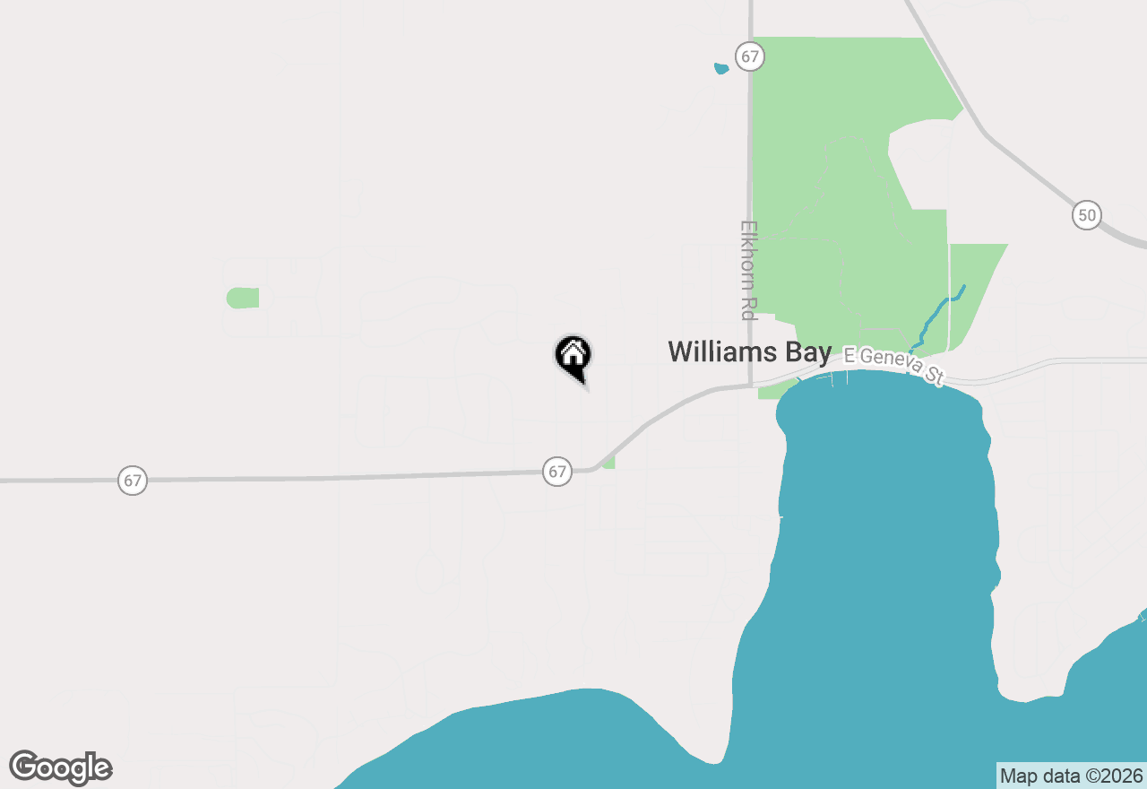 Map of 76 Orchard St, Williams Bay, WI 53191