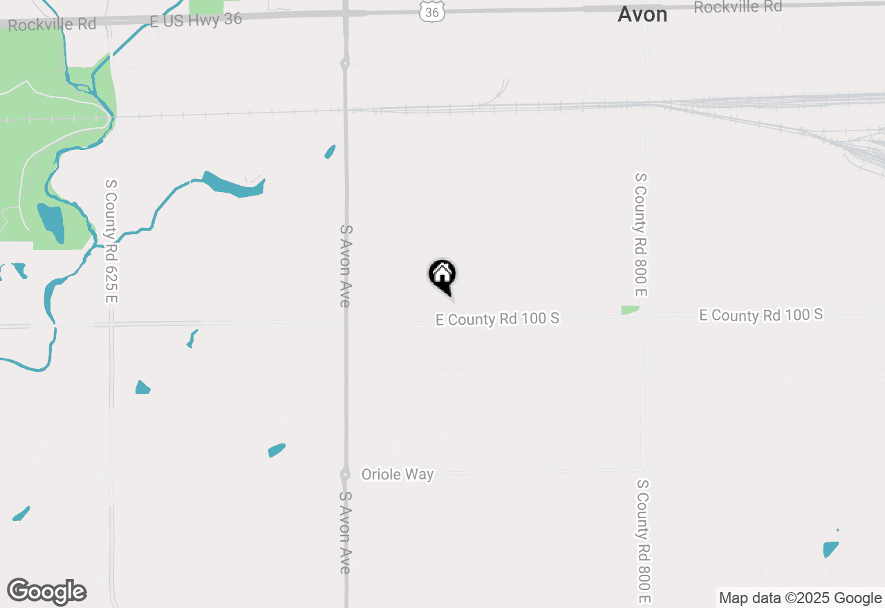 Map of 7307 Thornmill Court, Avon, IN 46123