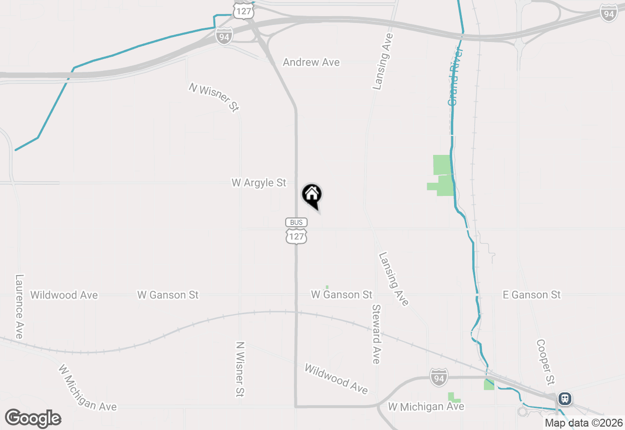 Map of 919 Lincoln Street, Jackson, MI 49202