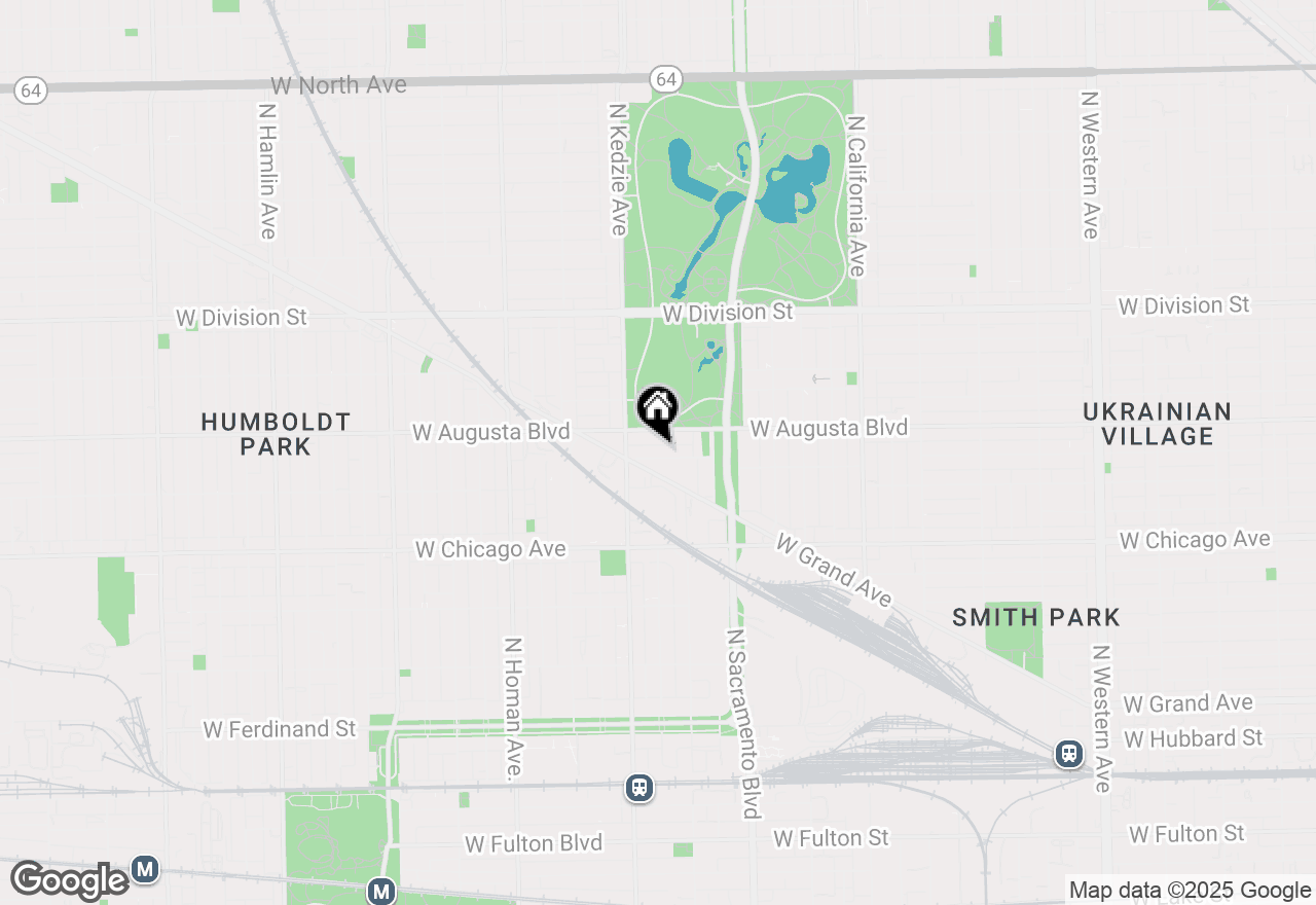 Map of 3126 W Walton Street #2, Chicago, IL 60622