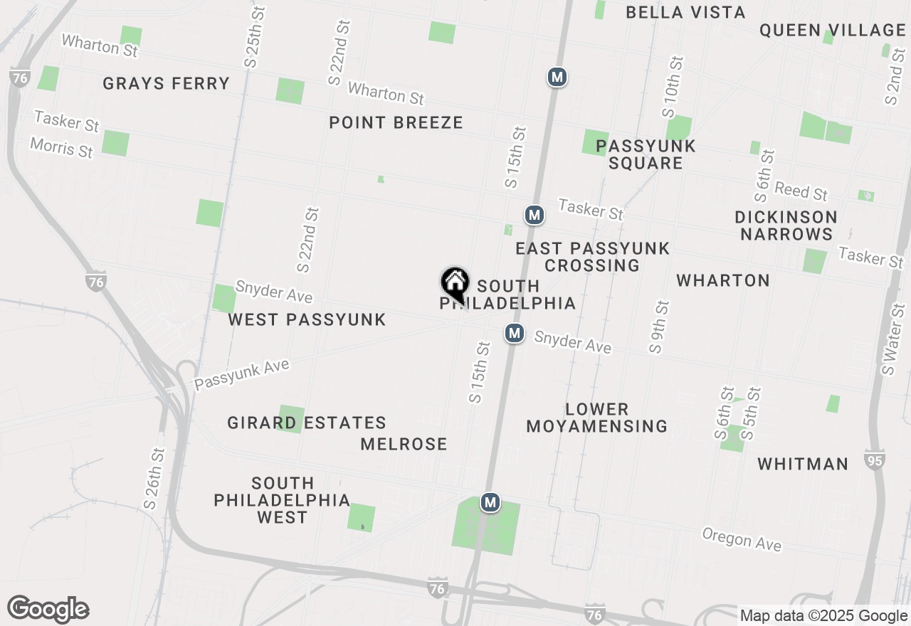 Map of 2033 S Bancroft Street, Philadelphia, PA 19145