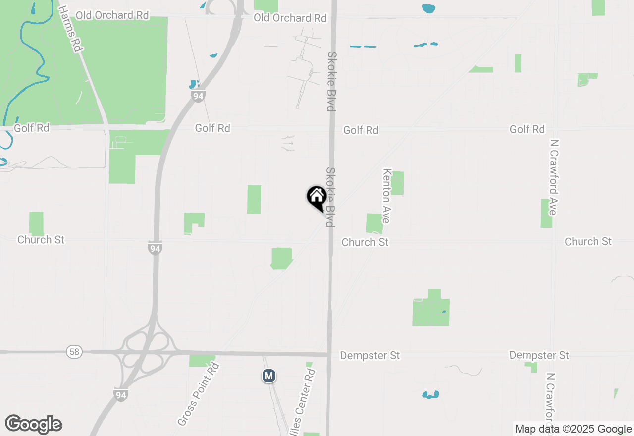 Map of 9240 Gross Point Road #309, Skokie, IL 60077
