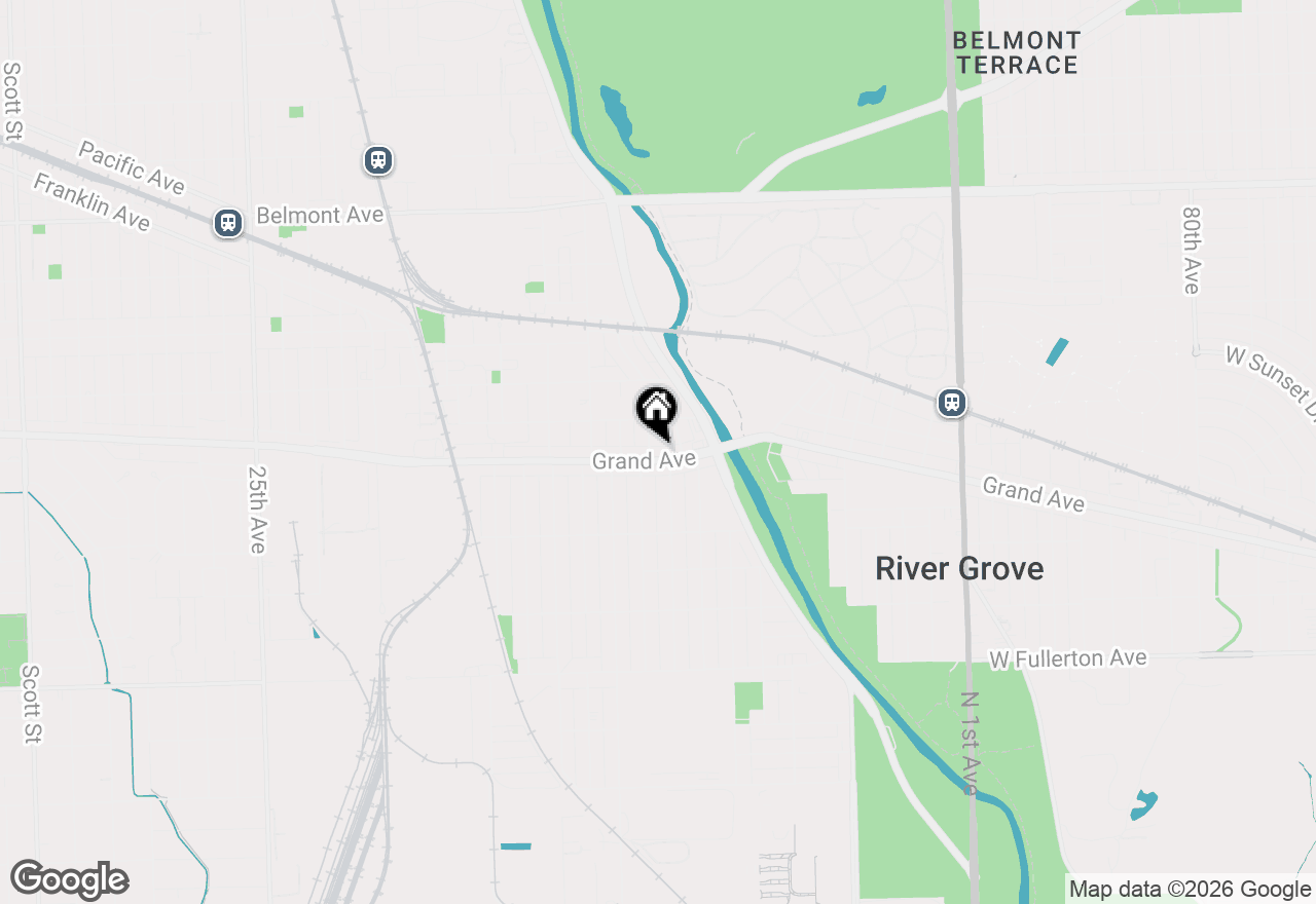 Map of 8910 Grand Avenue #1S, River Grove, IL 60171