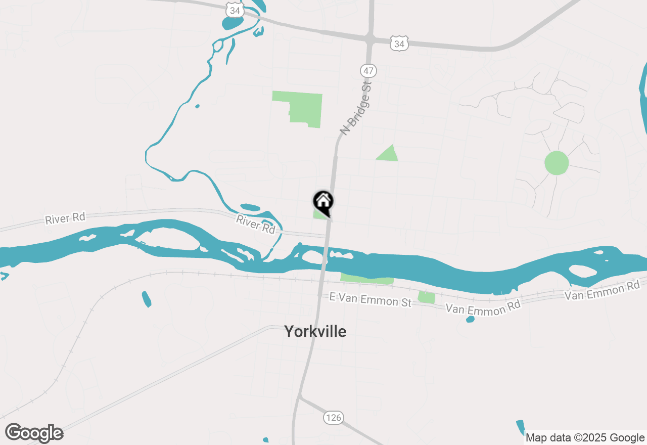 Map of 104 W Main Street, Yorkville, IL 60560