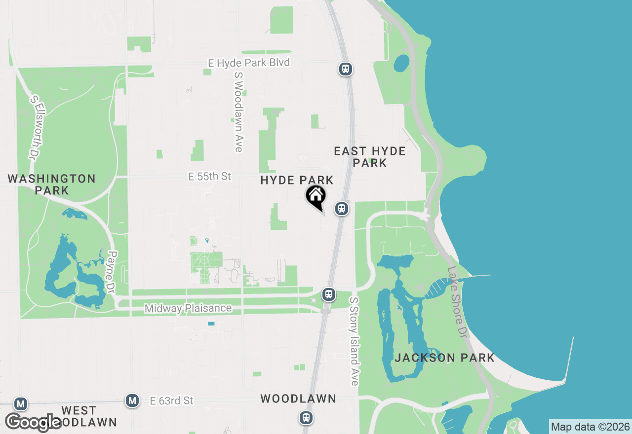 Map of 5631 S Blackstone Avenue, Chicago, IL 60637