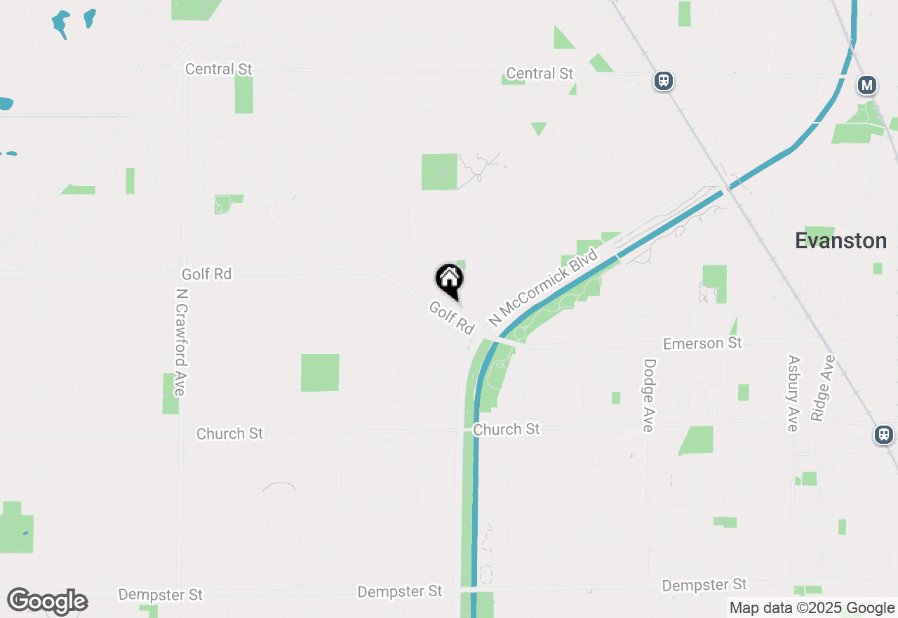 Map of 1930 Bennett Avenue, Evanston, IL 60201