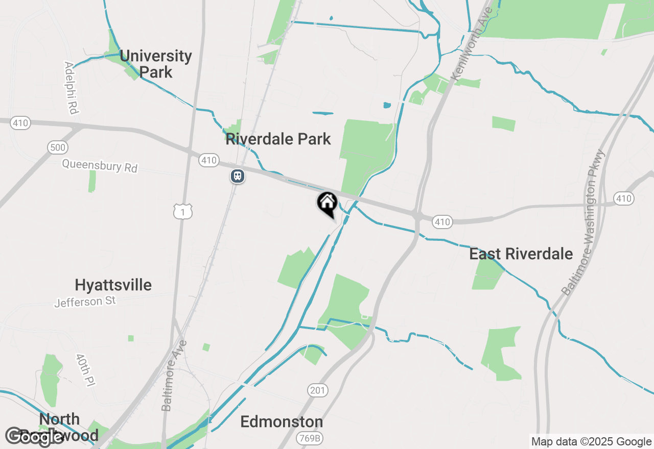 Map of 6006 Riverside Drive, Riverdale, MD 20737