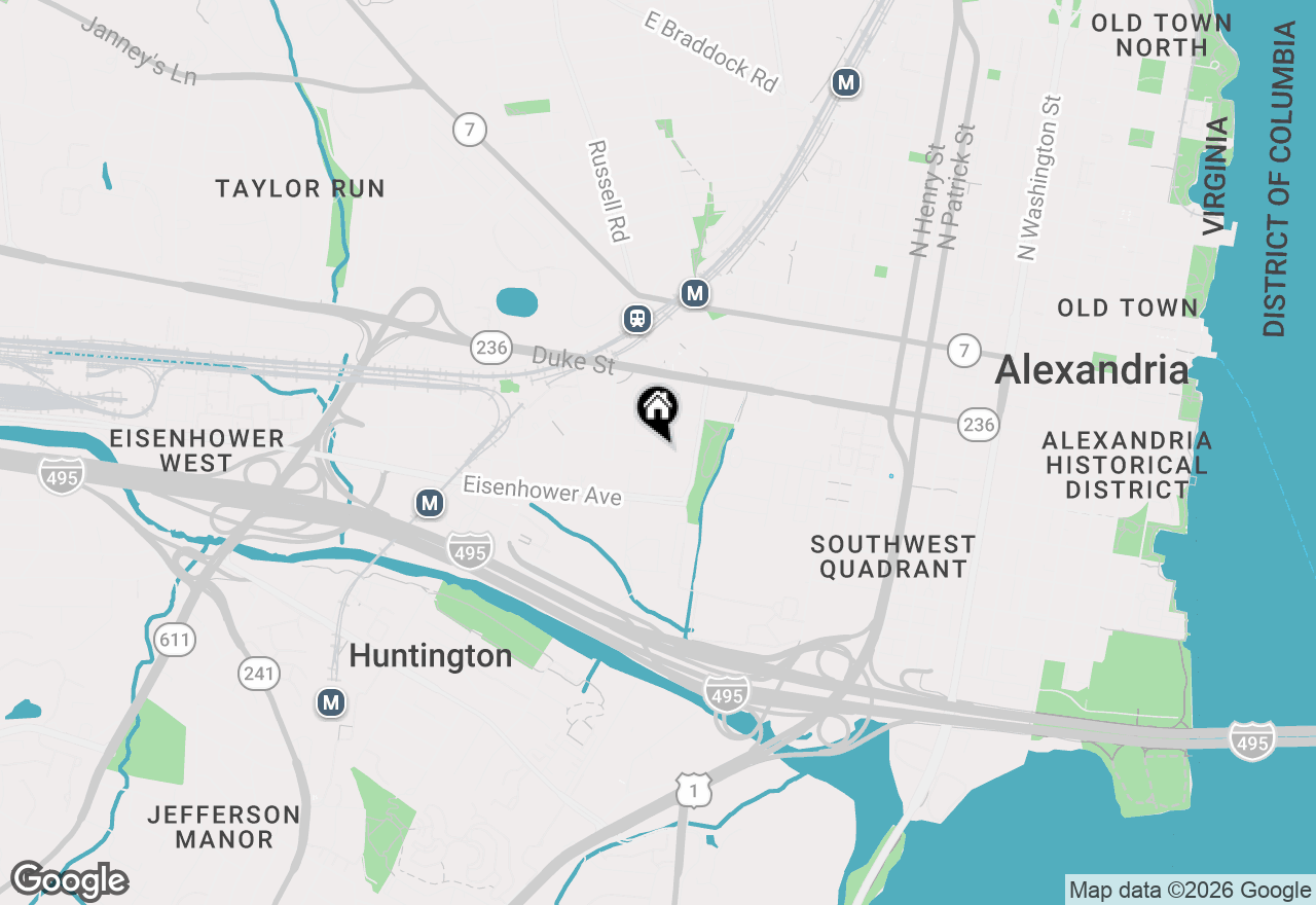 Map of 520 John Carlyle Street #408, Alexandria, VA 22314