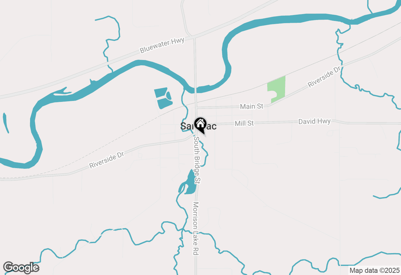 Map of 60 S Bridge Street, Saranac, MI 48881