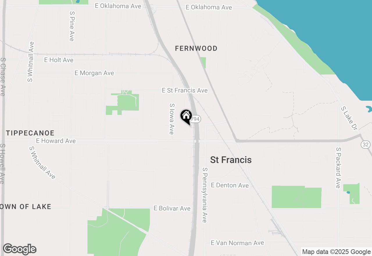 Map of 3819 S Arctic Ave, St. Francis, WI 53235