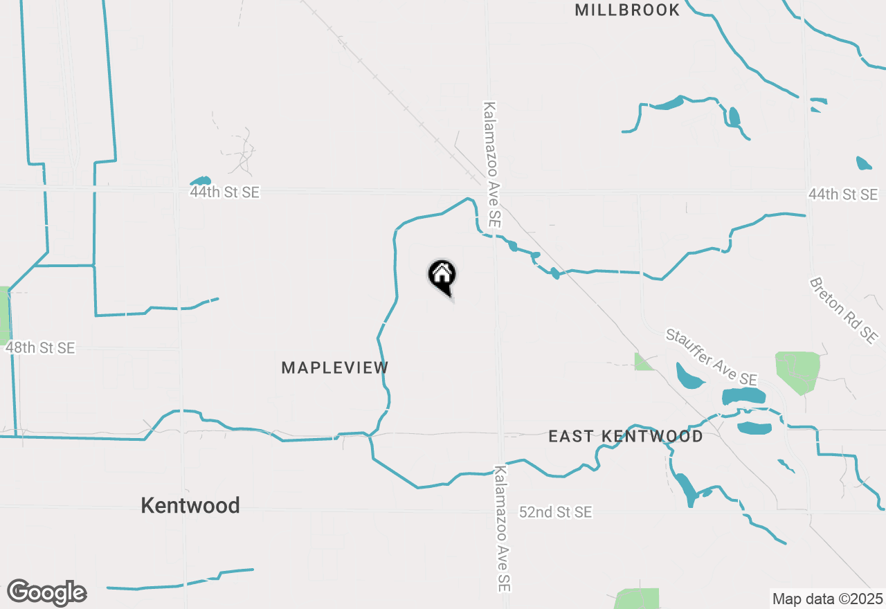 Map of 1464 Maple Hollow Street Se, Kentwood, MI 49508