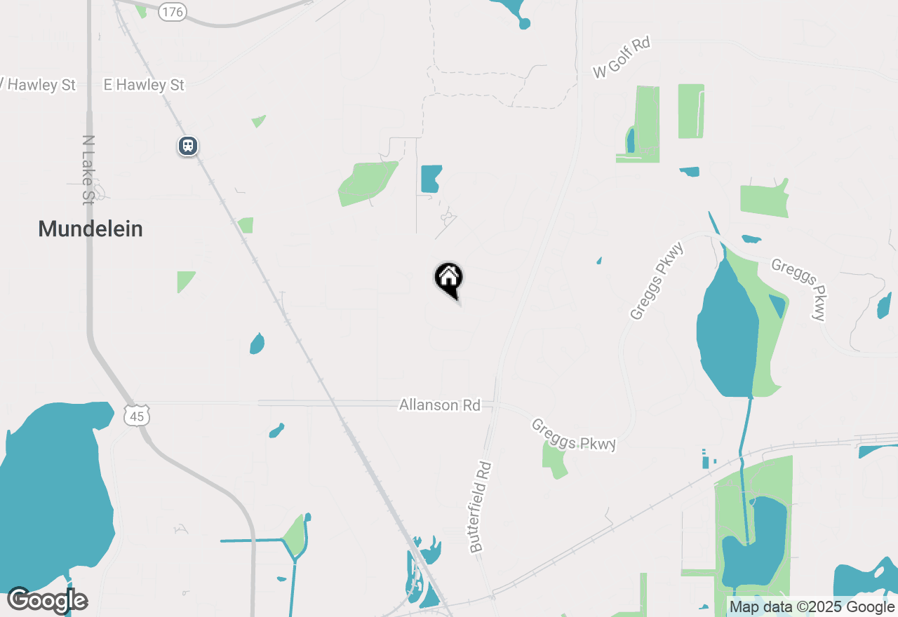 Map of 1239 Huntington Drive, Mundelein, IL 60060