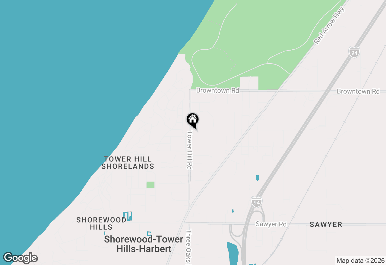 Map of 0 Tower Hill, Sawyer, MI 49125