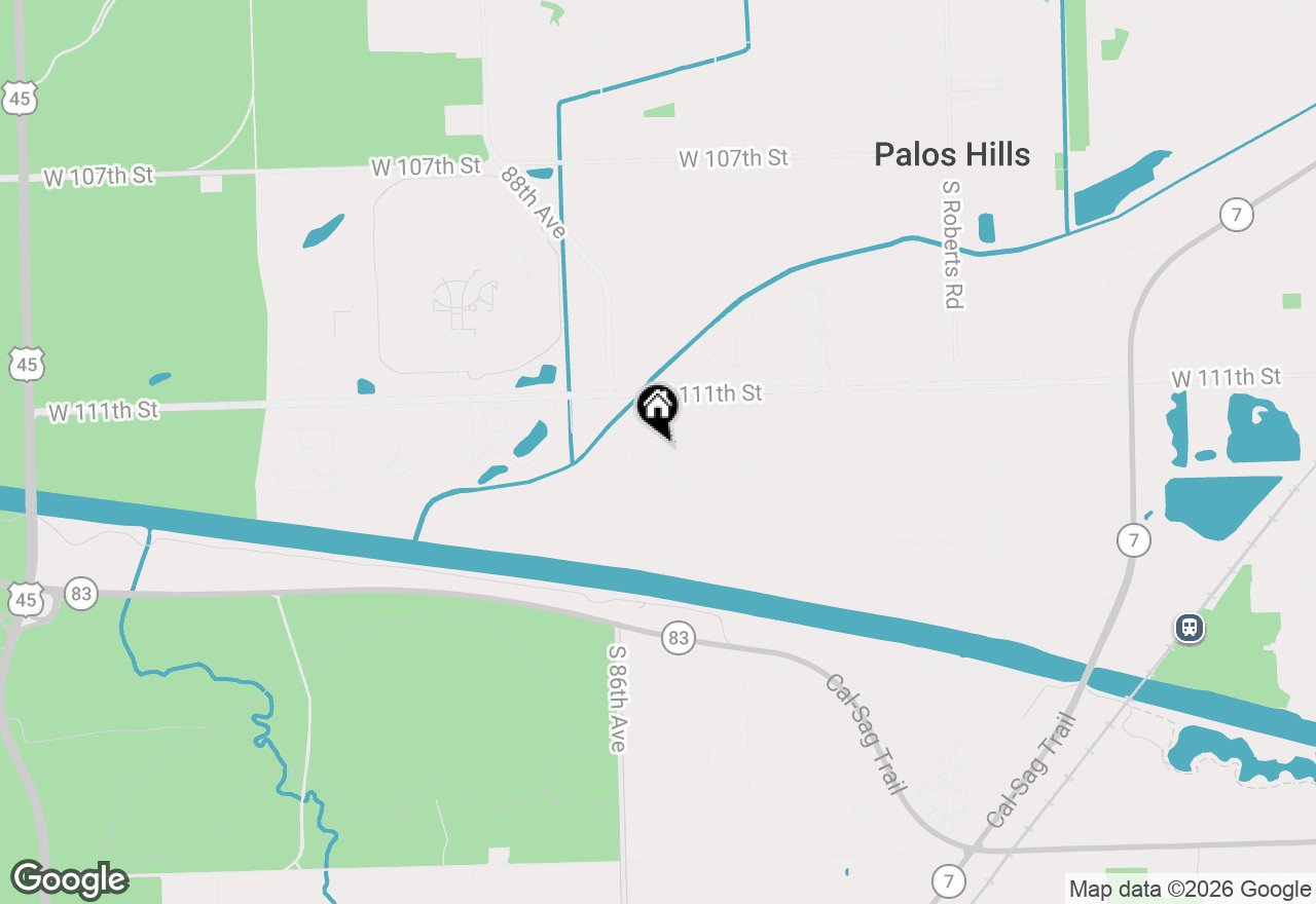 Map of 24 Cour Madeleine Court, Palos Hills, IL 60465