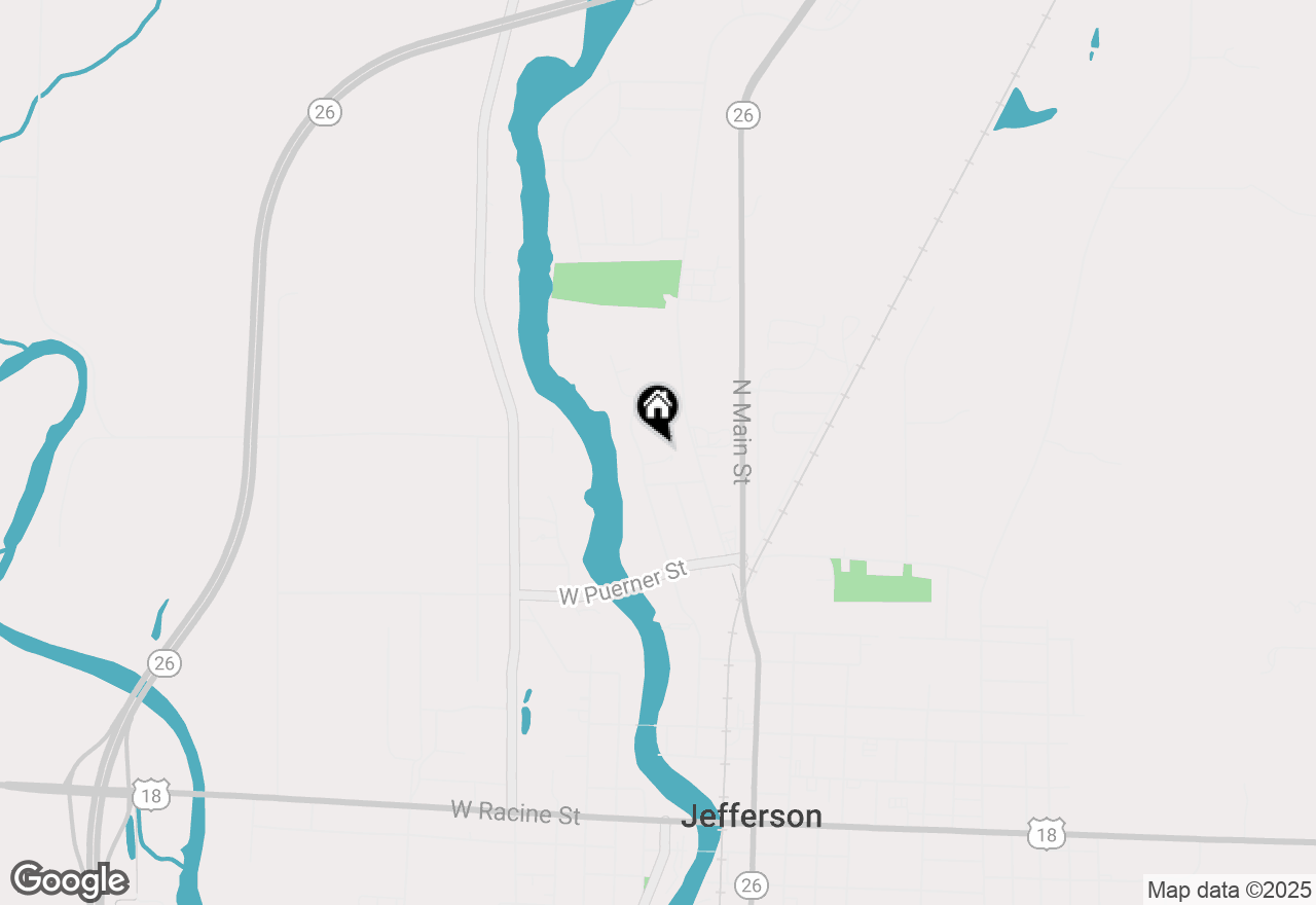 Map of 239 Meadow Ct, Jefferson, WI 53549