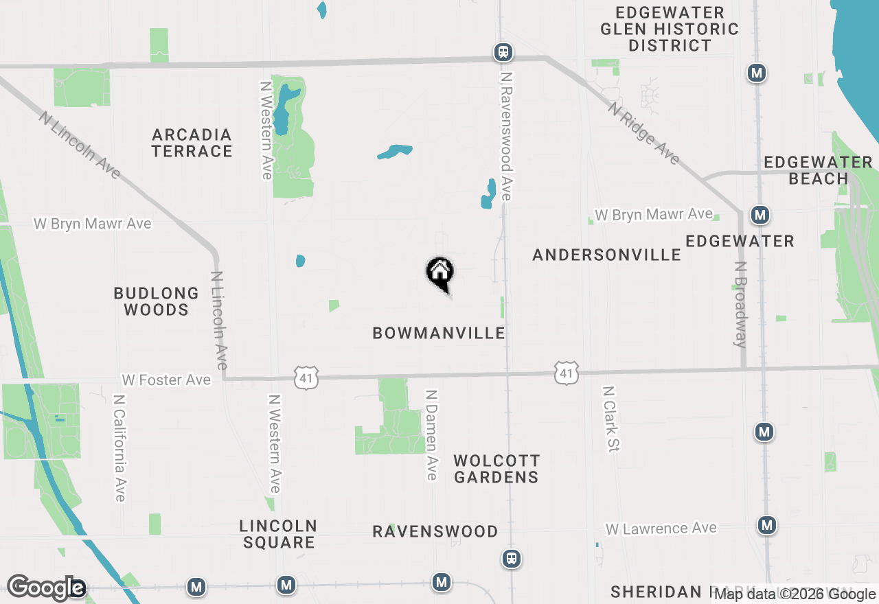 Map of 1959 W Balmoral Avenue, Chicago, IL 60640