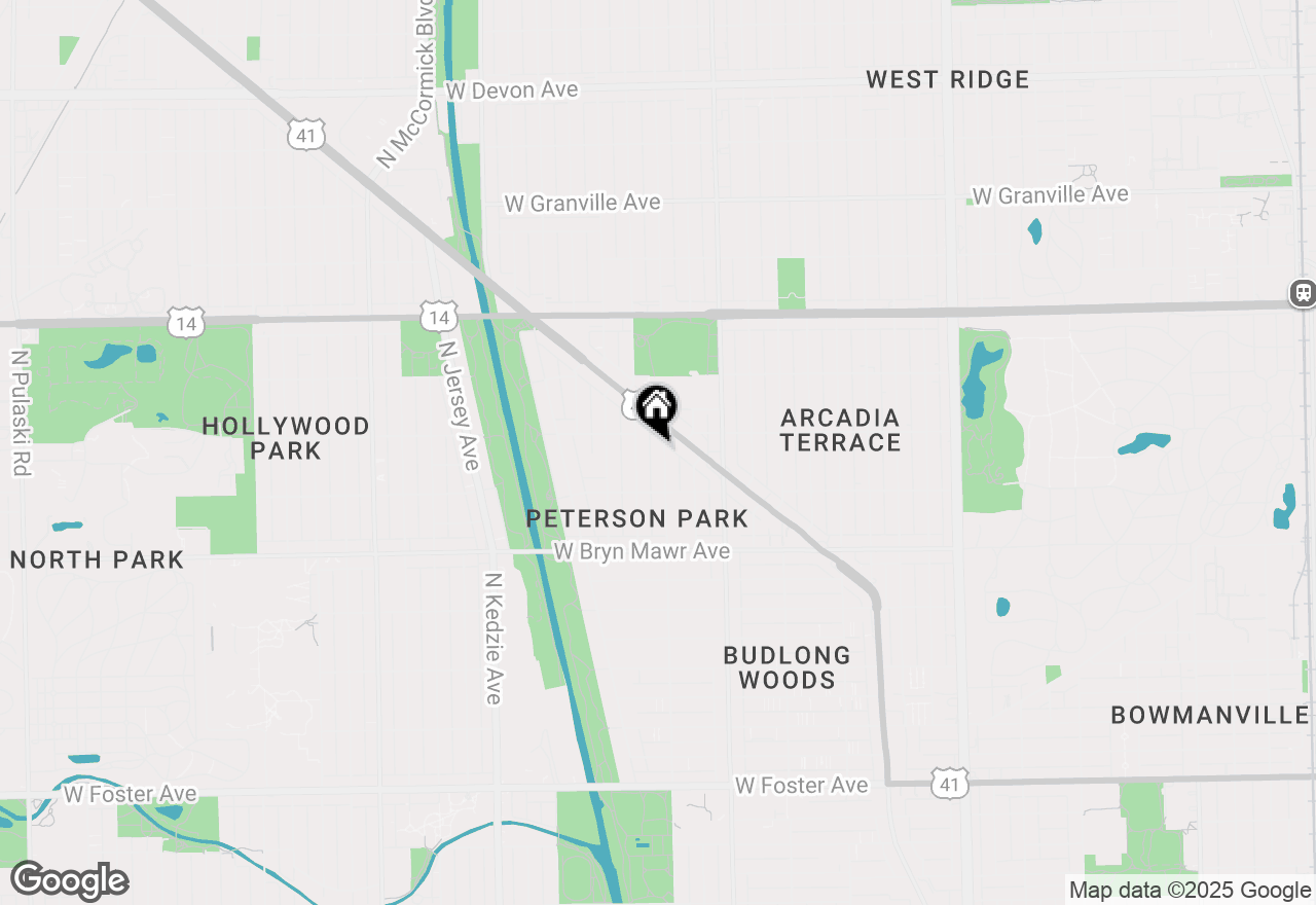 Map of 5742 N Francisco Avenue, Chicago, IL 60659