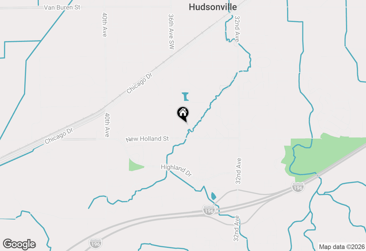 Map of 4887 Meadow Brown Drive, Hudsonville, MI 49426