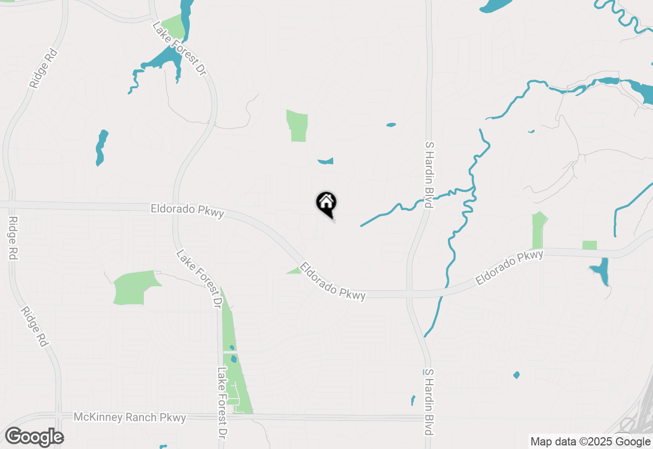 Map of 3813 Kings Hollow Lane, Mckinney, TX 75072